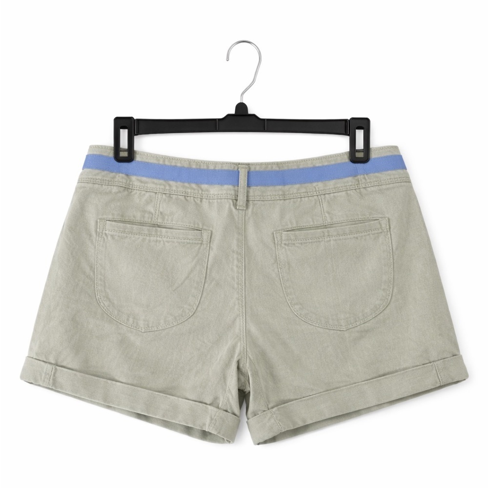 Ann Taylor Loft Size 2 Light Brown Linen-Blend Cuffed Shorts.  4" Inseam. - Picture 2 of 2
